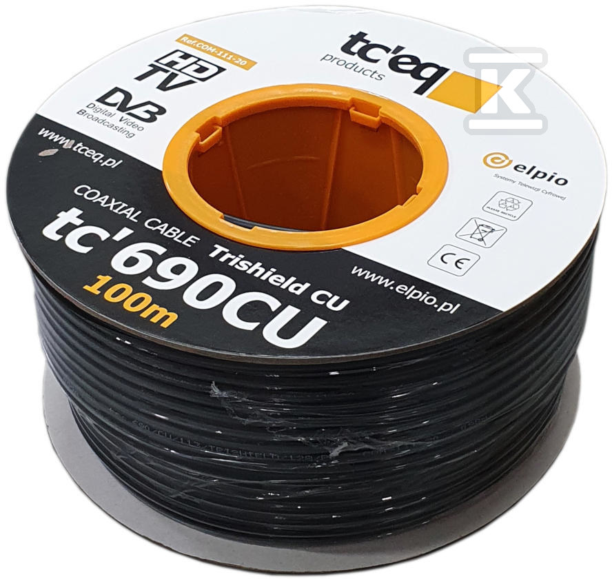 TC'690 Coaxial Cable CU-PE/100 - 26717